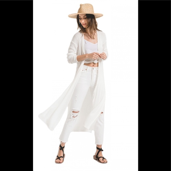 Rachel Zoe Other - Rachel Zoe Sheer Duster in White
